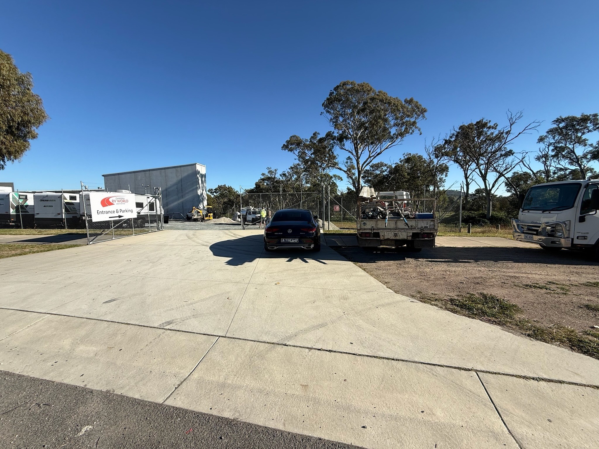 YARD UPGRADES AT RV WORLD CANBERRA